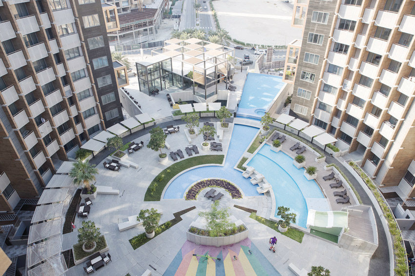 عرض ثلاثي الأبعاد لأبراج الملكة